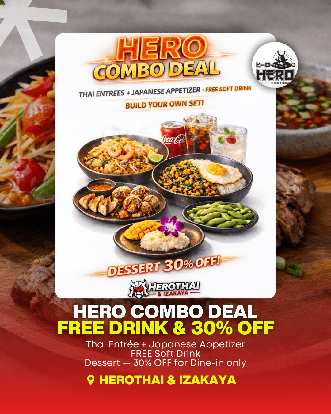 HeroThai & Izakaya — Combo Deal