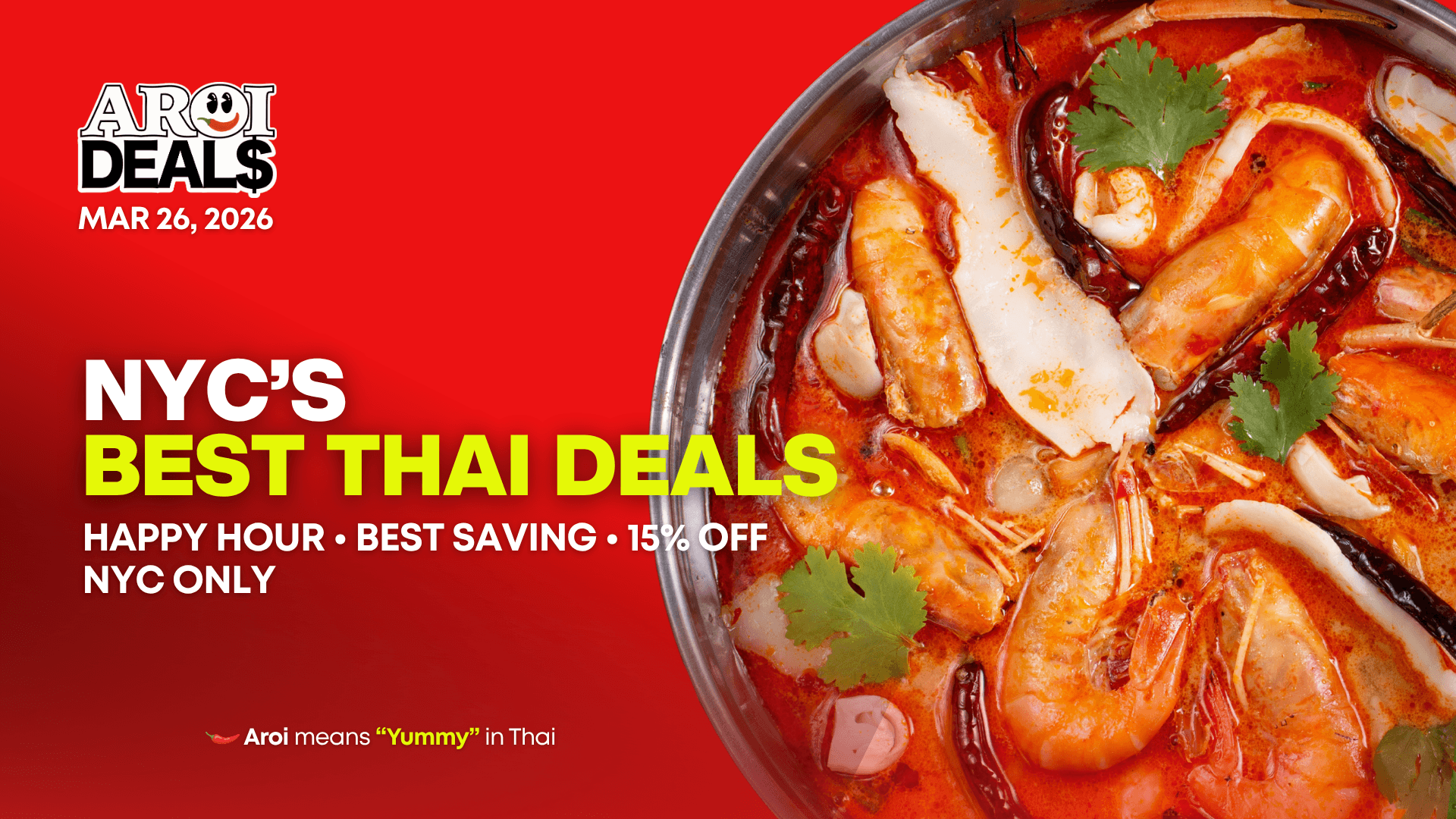 Aroi Deals This Week: March 26 thumbnail image